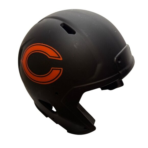 Chicago Bears Black Football Helmet Decorative Display 3 5/8 HBR 160-35P - Picture 1 of 7